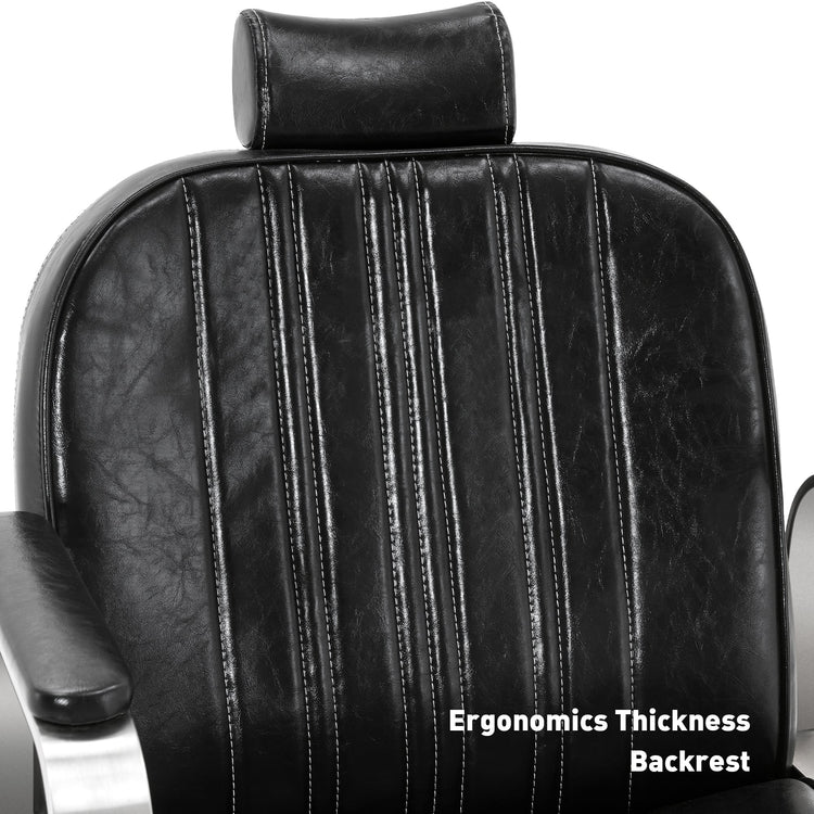 Barber Chair For Hair Stylist, All Purpose Reclining Salon Styling Chair 8548