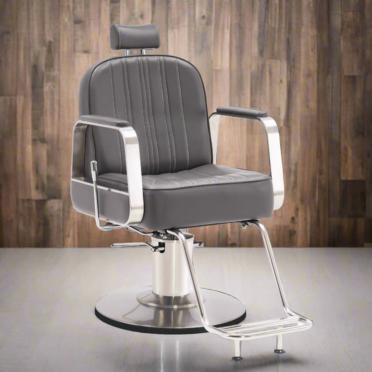 Barber Chair For Hair Stylist, All Purpose Reclining Salon Styling Chair 8548