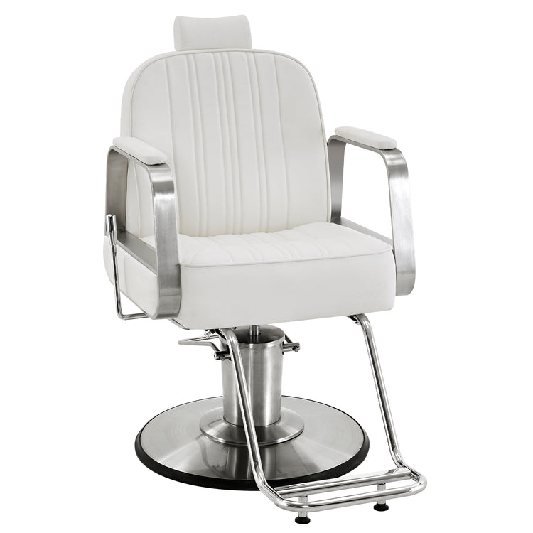 Barber Chair For Hair Stylist, All Purpose Reclining Salon Styling Chair 8548