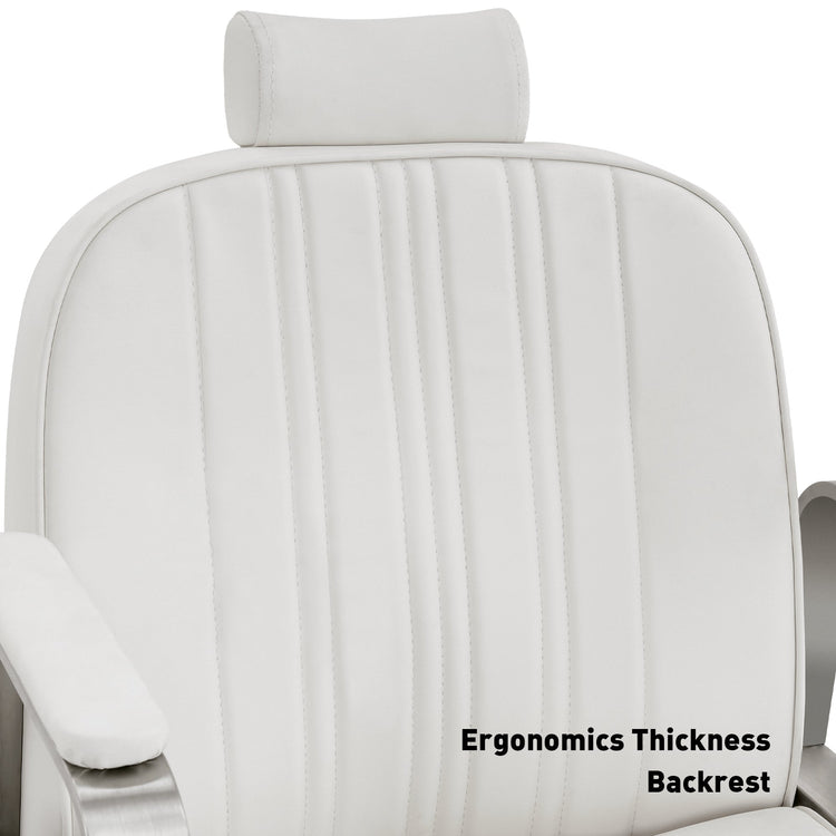 Barber Chair For Hair Stylist, All Purpose Reclining Salon Styling Chair 8548