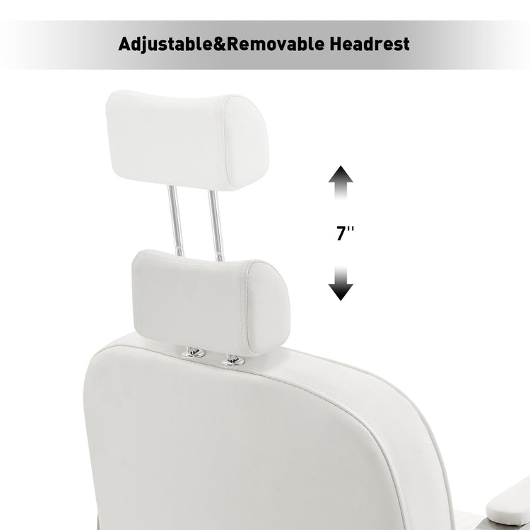 Barber Chair For Hair Stylist, All Purpose Reclining Salon Styling Chair 8548
