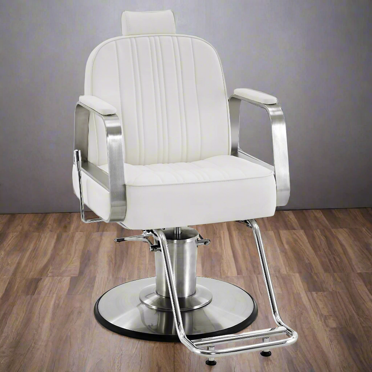 Barber Chair For Hair Stylist, All Purpose Reclining Salon Styling Chair 8548