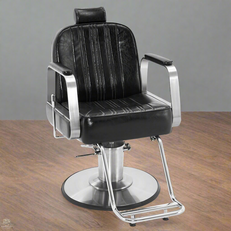 Barber Chair For Hair Stylist, All Purpose Reclining Salon Styling Chair 8548