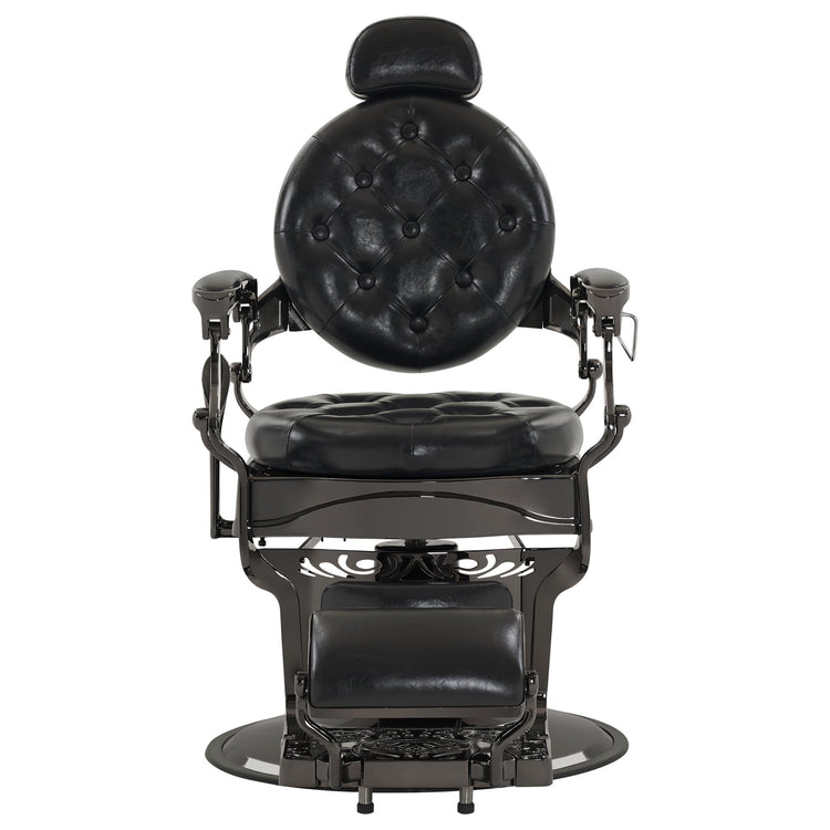 Vintage Barber Chair, Heavy Duty Metal Retro Reclining Salon Chair 8914
