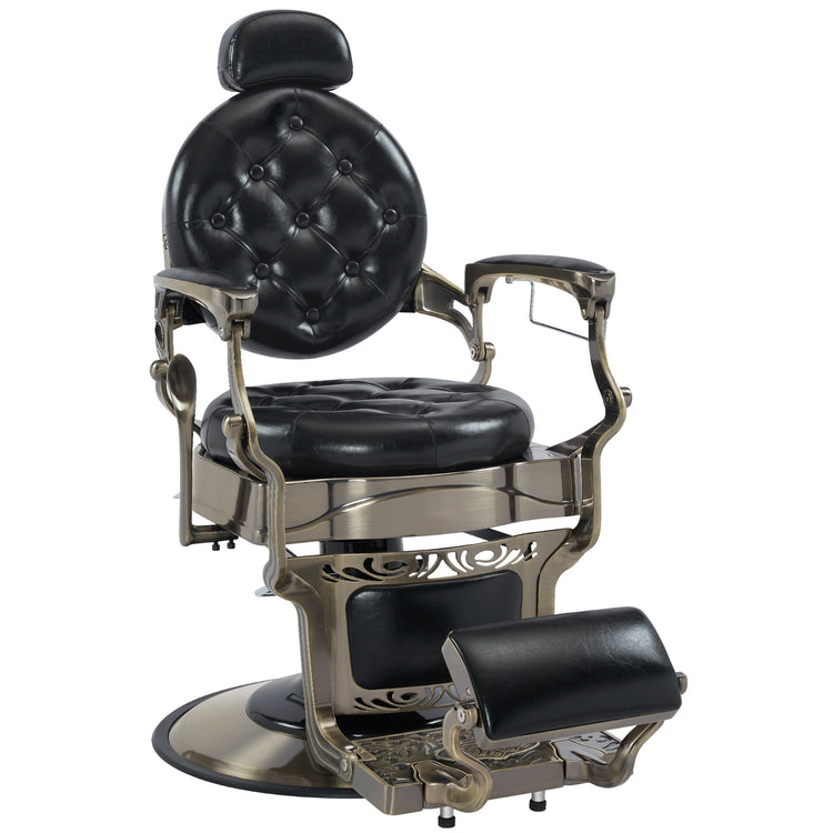 Vintage Barber Chair, Heavy Duty Metal Retro Reclining Salon Chair 8914