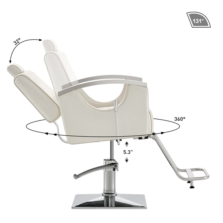 Barber Chair For Barbershop,Reclining Salon Chair For Hair Stylist 9180