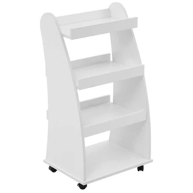 Maxine 4-Tier Rolling Storage Shelf Organizer