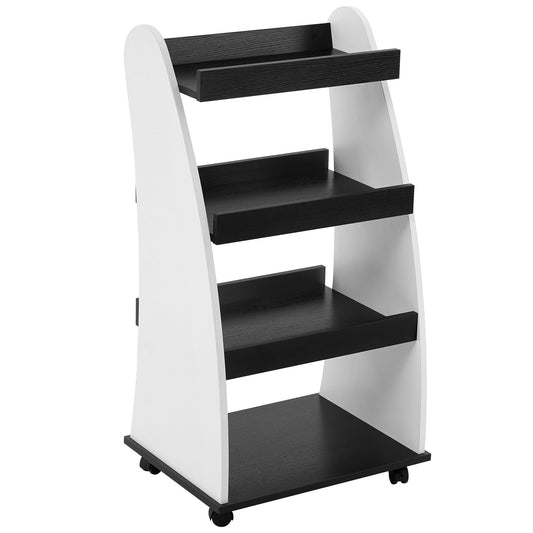 Maxine 4-Tier Rolling Storage Shelf Organizer