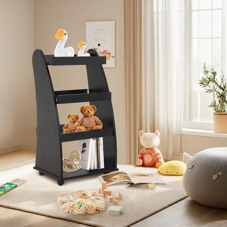 Maxine 4-Tier Rolling Storage Shelf Organizer