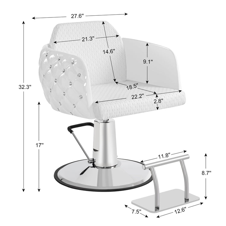 Salon Chair For Hair Stylist, Styling Chair For Home Salon Barbershop 8609