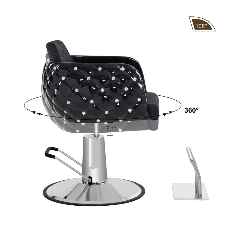 Salon Chair For Hair Stylist, Styling Chair For Home Salon Barbershop 8609