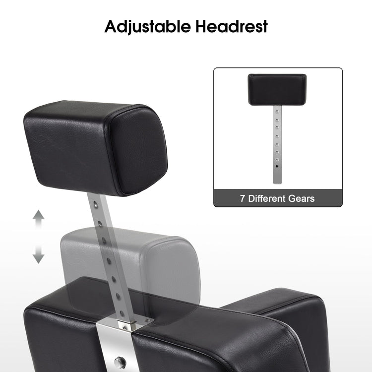 Reclining Barber Chair, Hydraulic Spa Salon Chair For Hair Stylist 9523