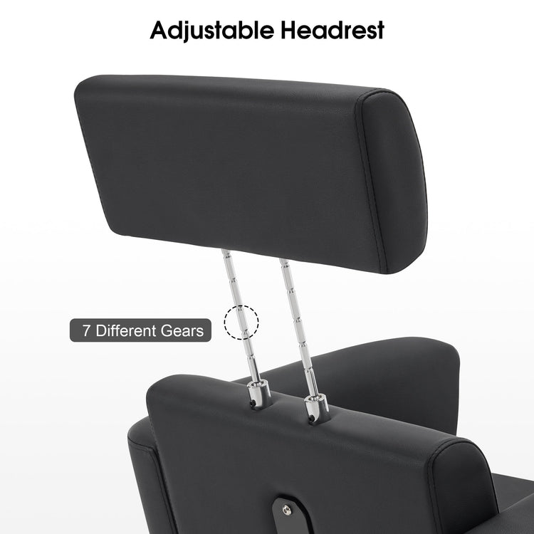 Barber Salon Chair For Hair Stylist, Hydraulic Reclining Styling Chair 9410