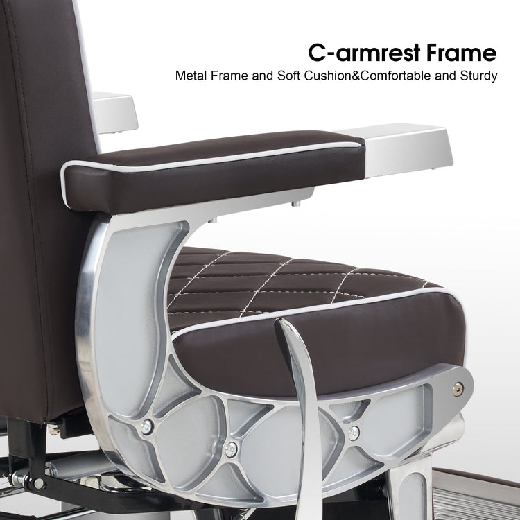 All Purpose Barber Chair, 660Lbs Hydraulic Pump, Salon&Spa Chair 8625