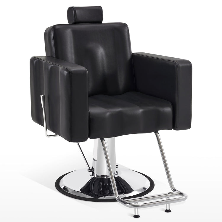 Reclining Barber Chair, Hydraulic Spa Salon Chair For Hair Stylist 9523