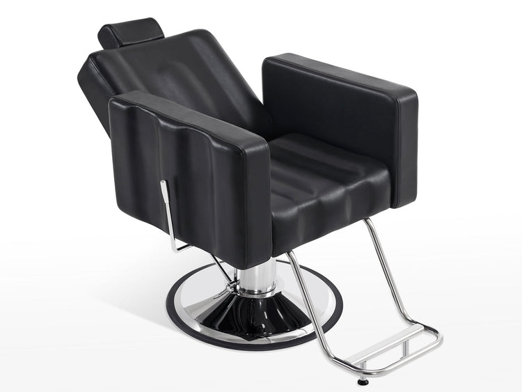 Reclining Barber Chair, Hydraulic Spa Salon Chair For Hair Stylist 9523