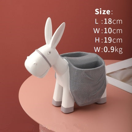 Little White Donkey Pen Holder