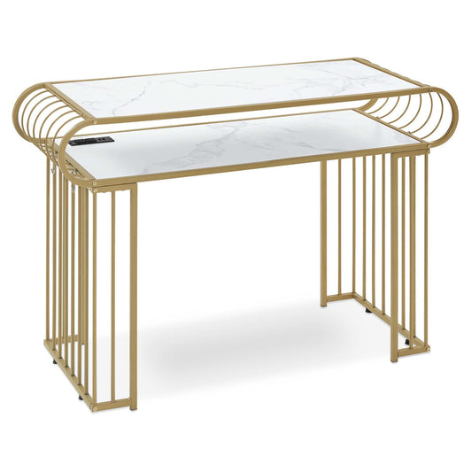Manicure Table With A Build-In Power Strip, 2 Sockets, 2 Usb Ports 2430