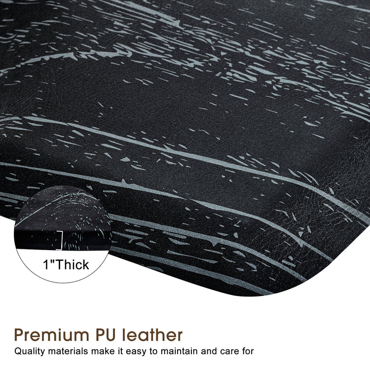 3'X4' Barber Mat Anti-Fatigue Floor Mat Circle 1"Thick 0025