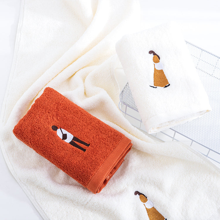 Boy & Girl 2PCS Towel Set