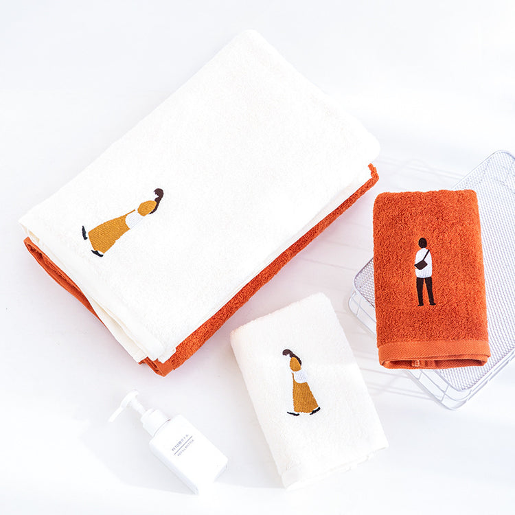 Boy & Girl 2PCS Towel Set